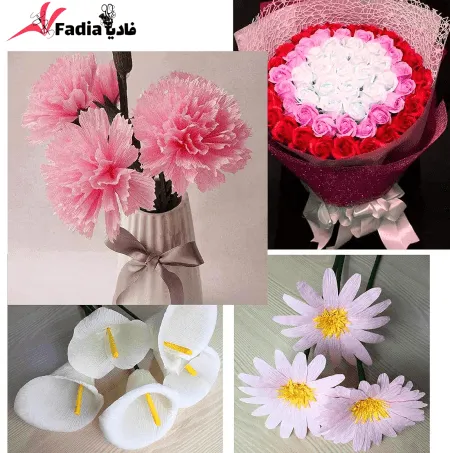 کاغذ کشی برای گلسازی